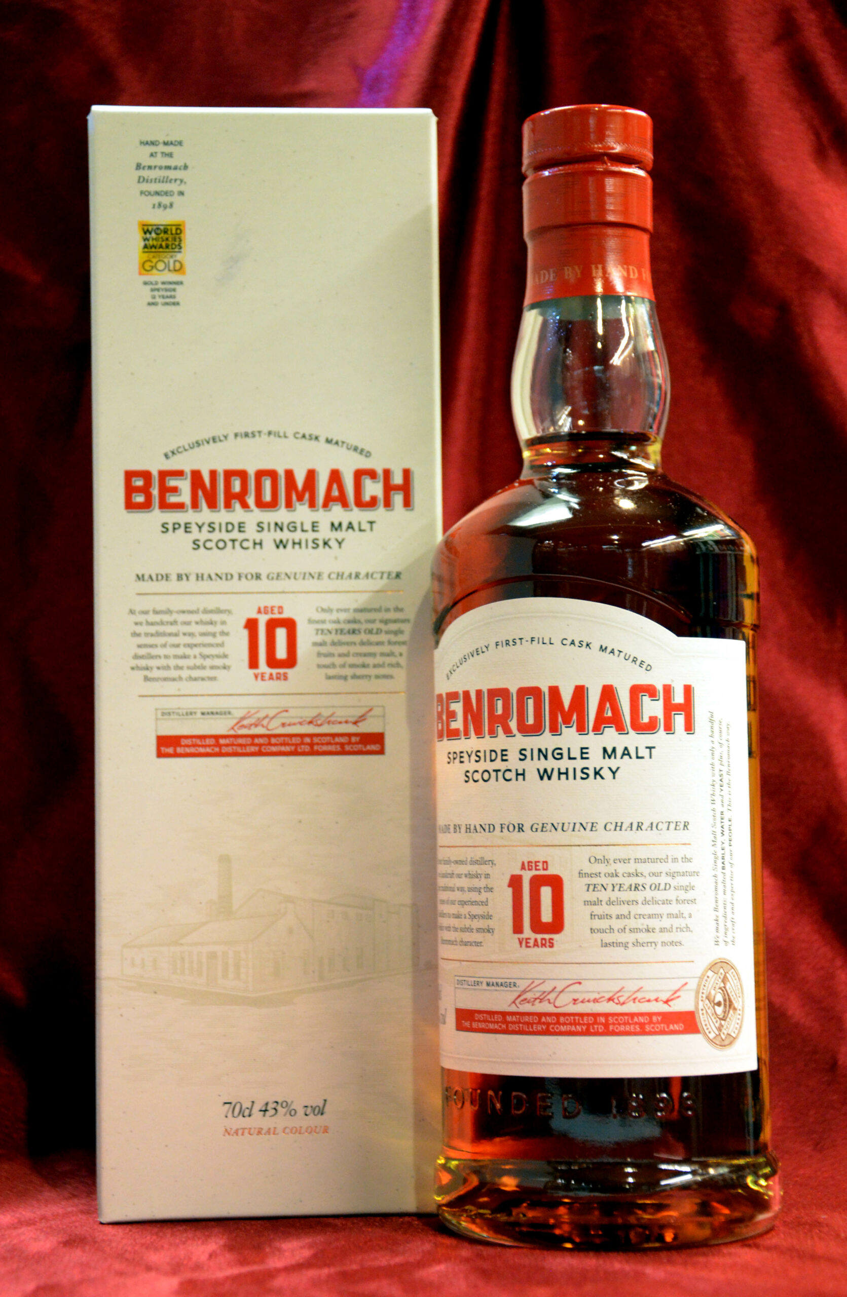 Benromach 10 year old 43% | Gauntleys