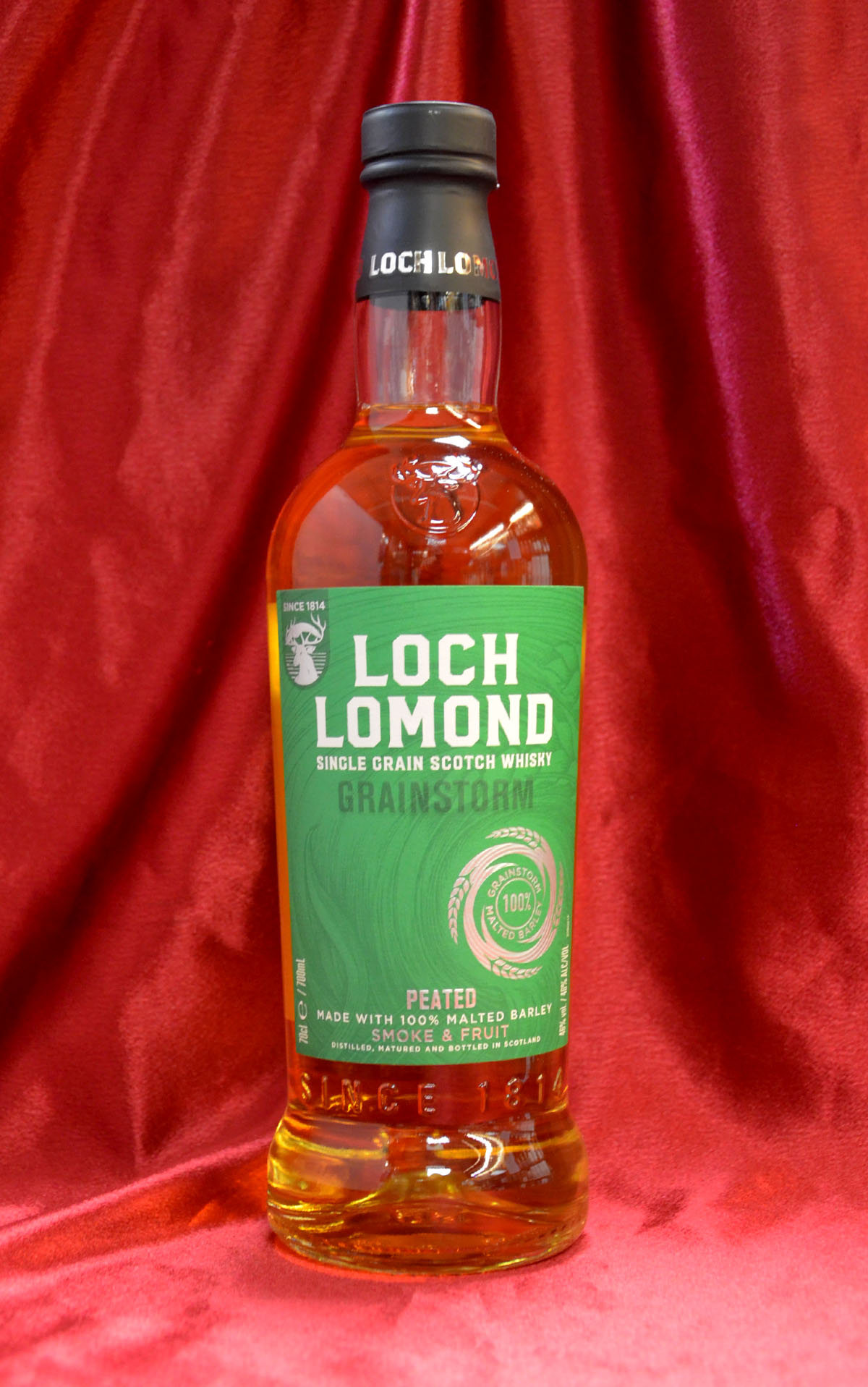 Loch Lomond 'Grainstorm' Peated Single Grain 46% Loch Lomond 'Grainstorm' Peated Single Grain 46%