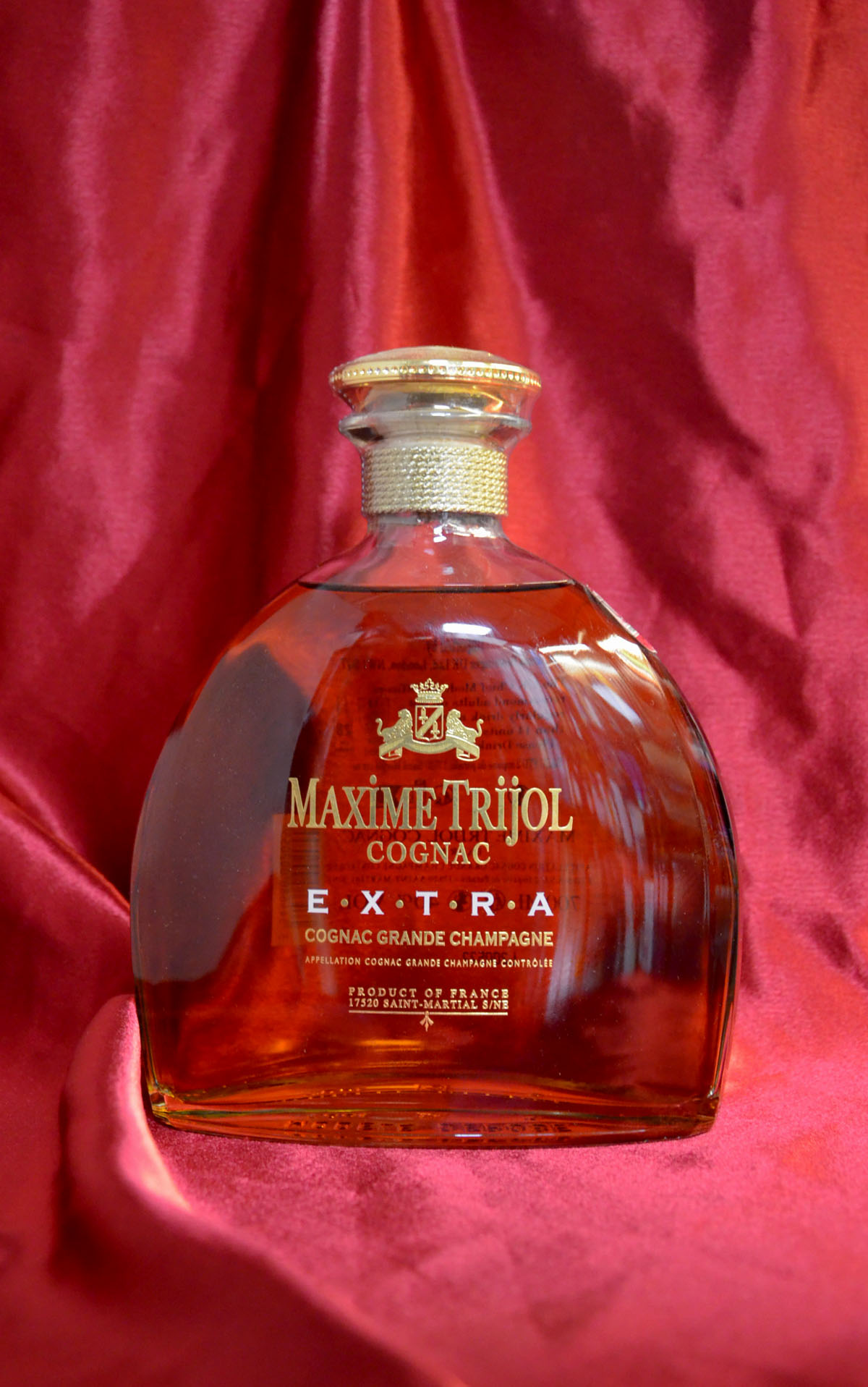 Maxime Trijol Extra (Decanter) Cognac 40% Maxime Trijol Extra (Decanter) Cognac 40%