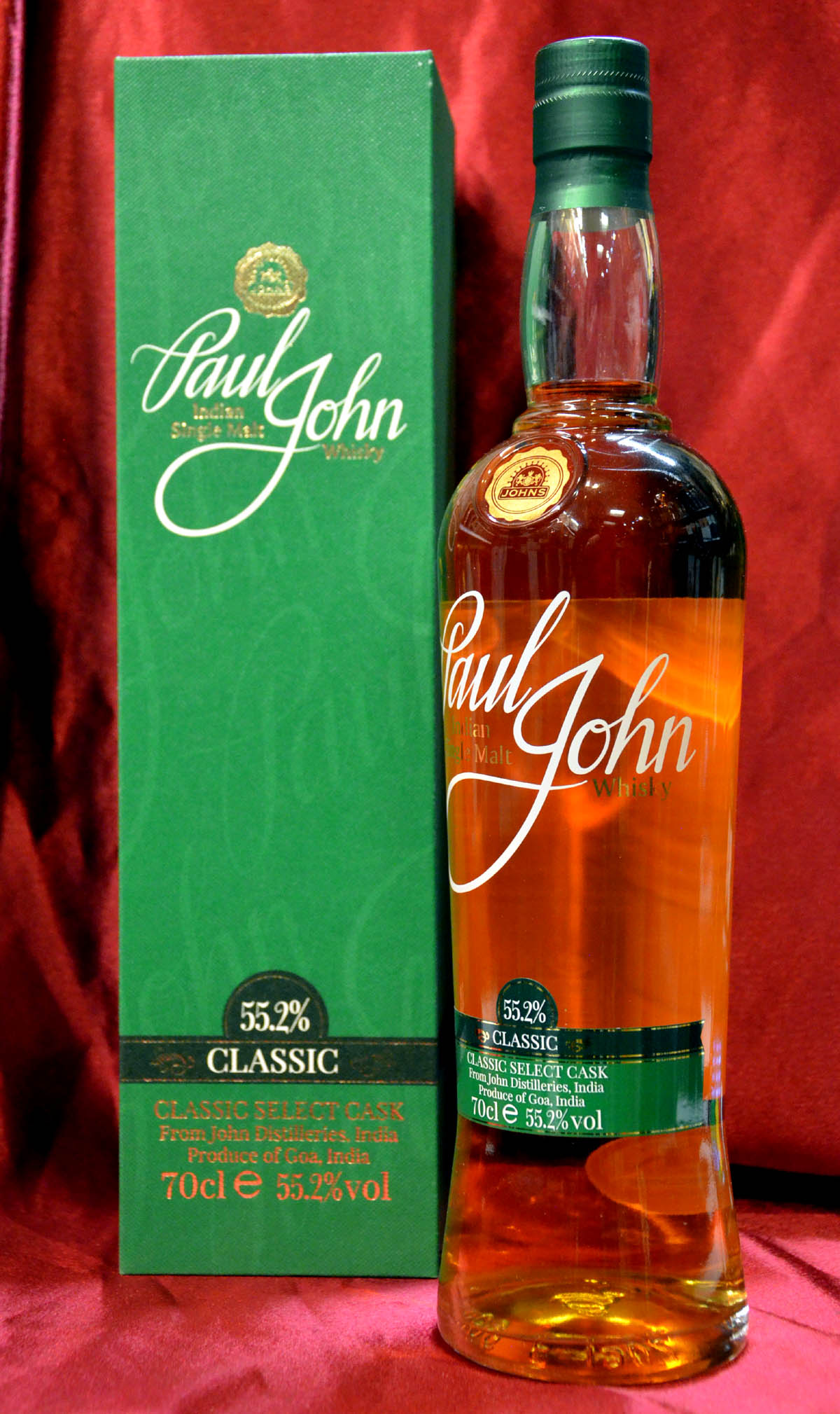 Paul John Select Cask Classic 55.2% Paul John Select Cask Classic 55.2%