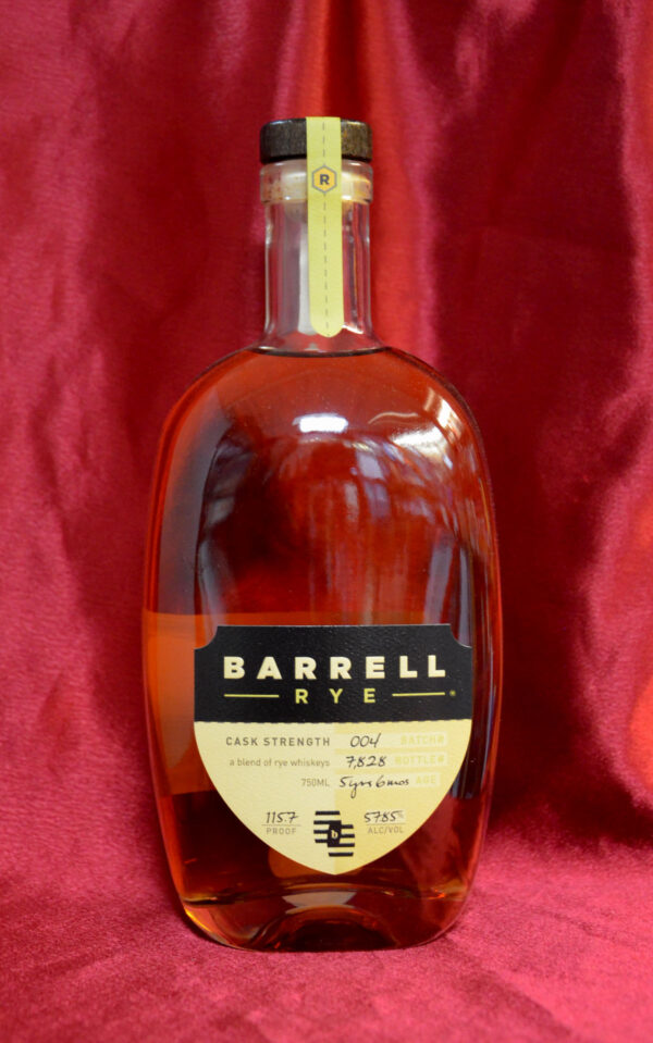 Barrell Craft Spirits Small Batch Rye 57.85% | Gauntleys