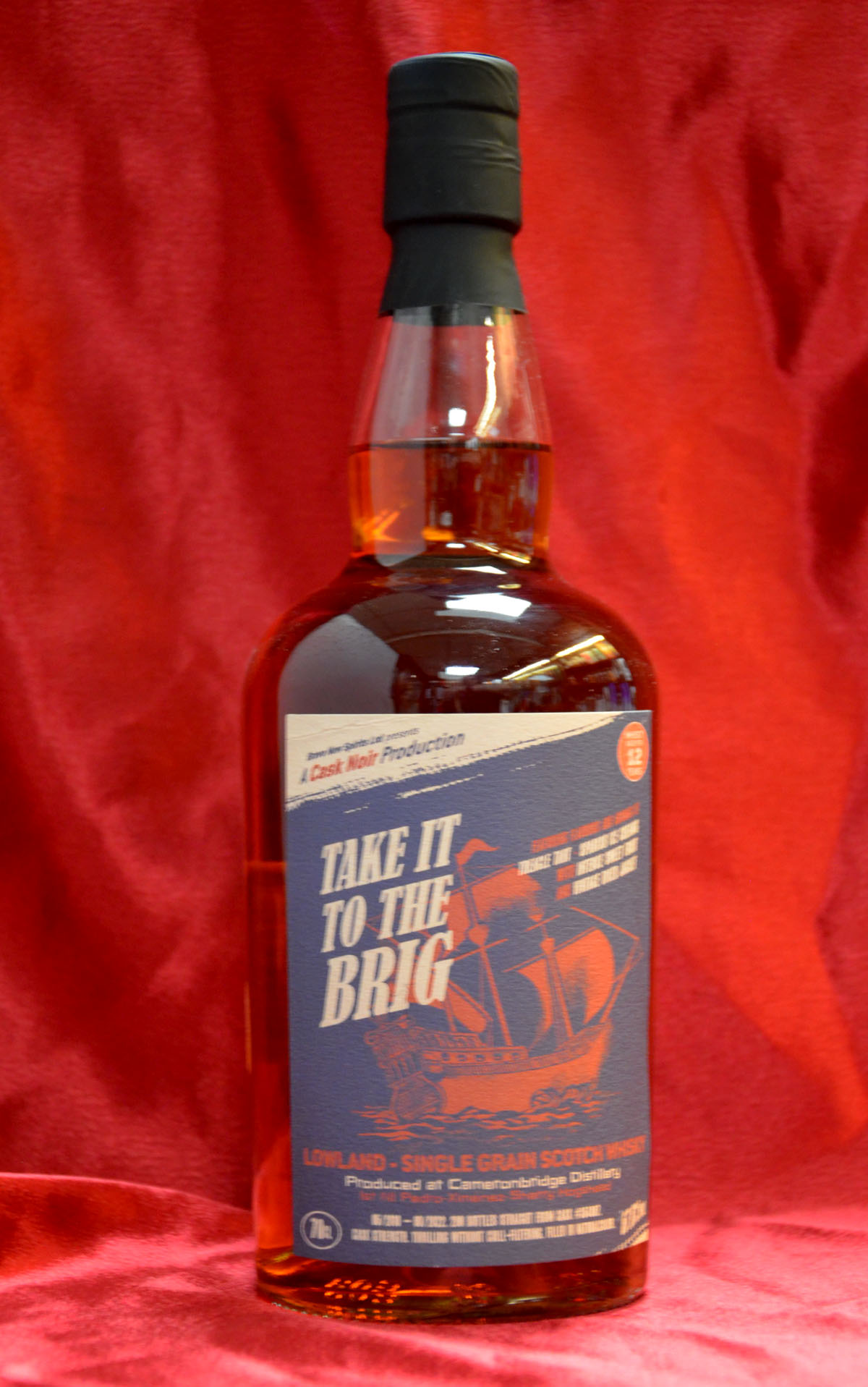 Brave New Spirits Cask Noir Cameronbridge 12 year old ‘Take it to the Brig’ 57% Brave New Spirits Cask Noir Cameronbridge 12 year old ‘Take it to the Brig’ 57%
