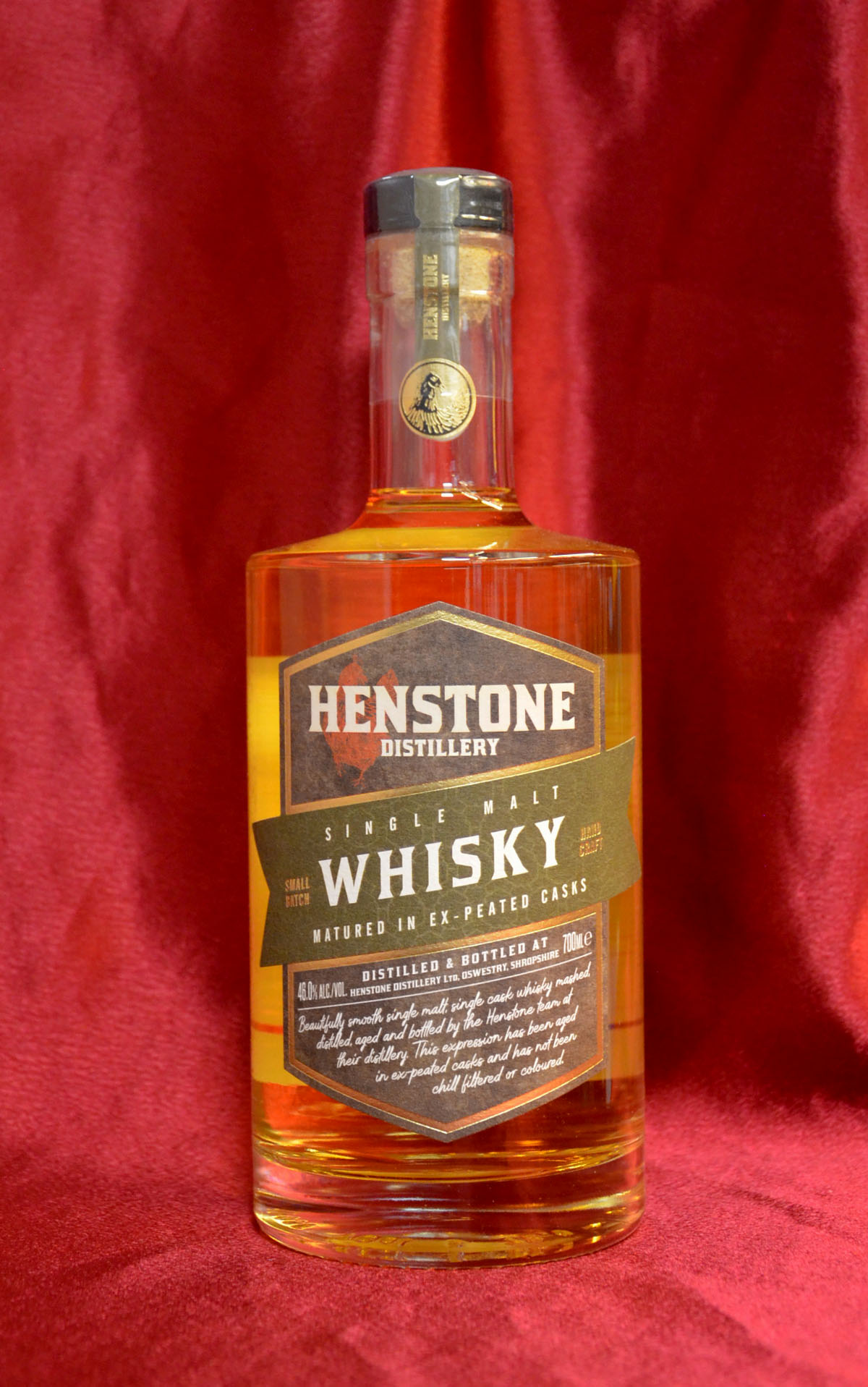 Henstone Whisky Ex-Peated Cask Aged 46% Henstone Whisky Ex-Peated Cask Aged 46%