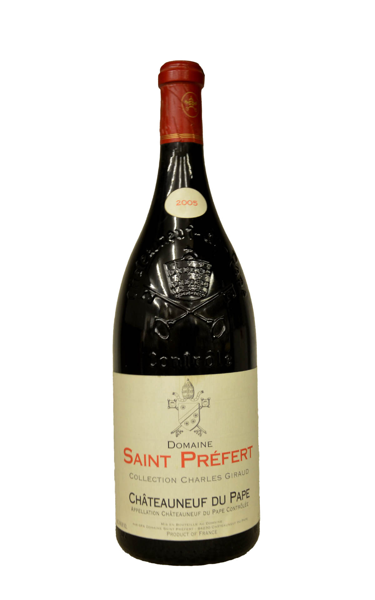 Domaine Saint Prefert 2005 Chateauneuf du Pape ‘Collection Charles Giraud’ 150cl Domaine Saint Prefert 2005 Chateauneuf du Pape ‘Collection Charles Giraud’ 150cl