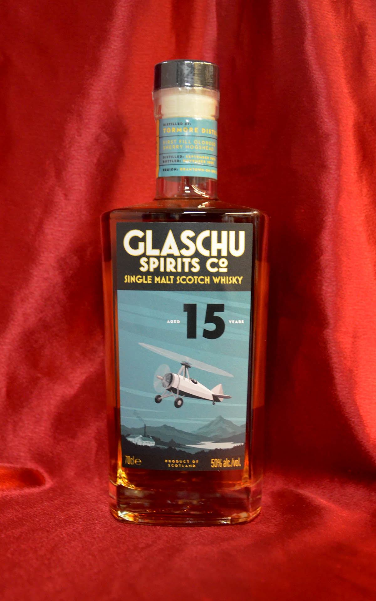 Glaschu Spirits Tormore 15 year old 50% Glaschu Spirits Tormore 15 year old 50%