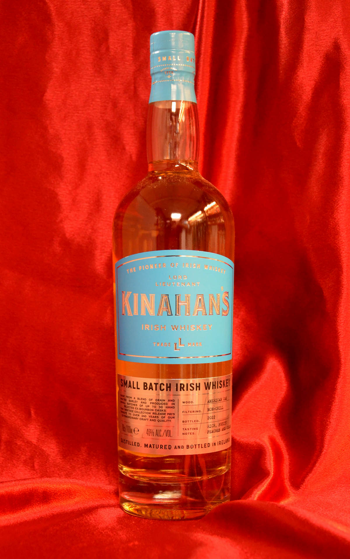 Kinahan’s Small Batch Blended Irish Whiskey 46%